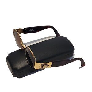 vintage GIANNI VERSACE Medusa Sunglasses gold frame eyeglasses Oval S71 glasses